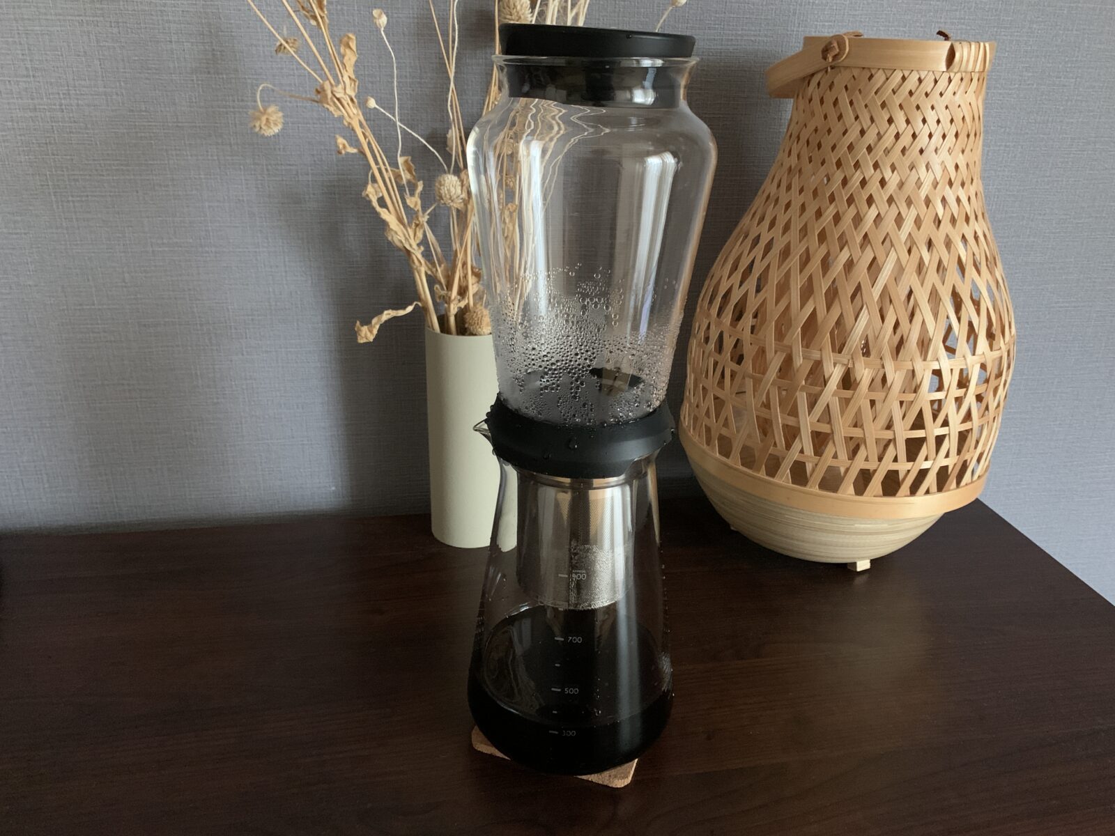 ハリオ雫で氷出しコーヒー