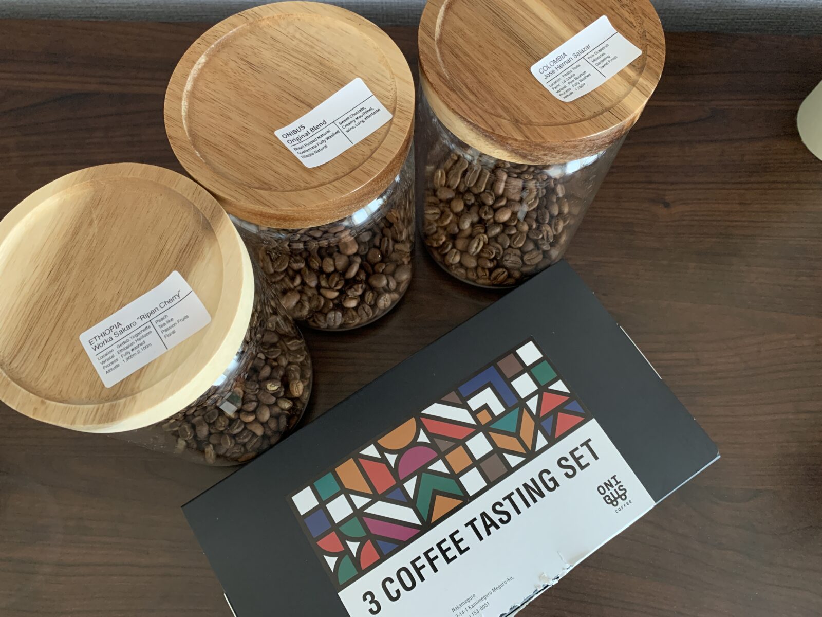 オニバスコーヒー3 COFFEE TASTING SET